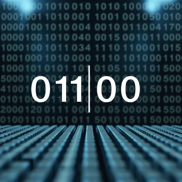 Diagram illustrating the addition of two binary numbers with carry-over bits