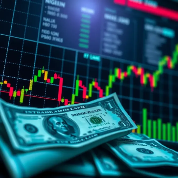 Graph showing currency pair trends with Nigerian Naira and US Dollar