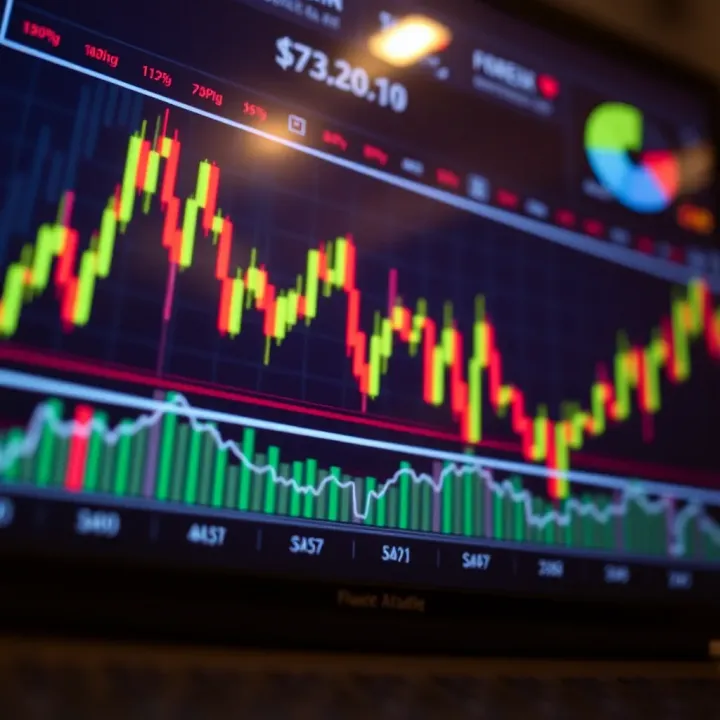 Dynamic chart with currency pairs showcasing active forex market liquidity and trading potential