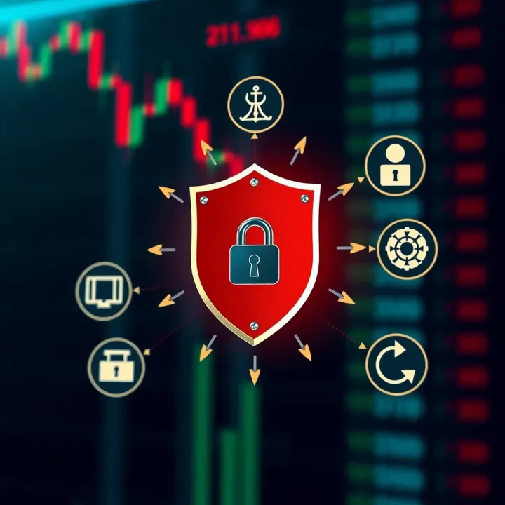 Graphic depicting a shield symbolizing security alongside regulatory icons relevant to Nigerian financial markets