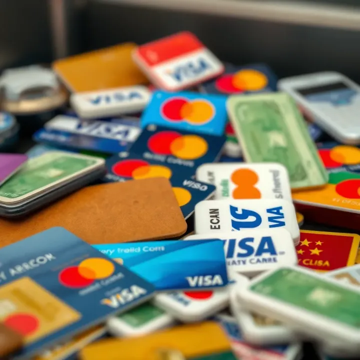 Collection of payment method icons used by Nigerian binary options brokers including cards and mobile money