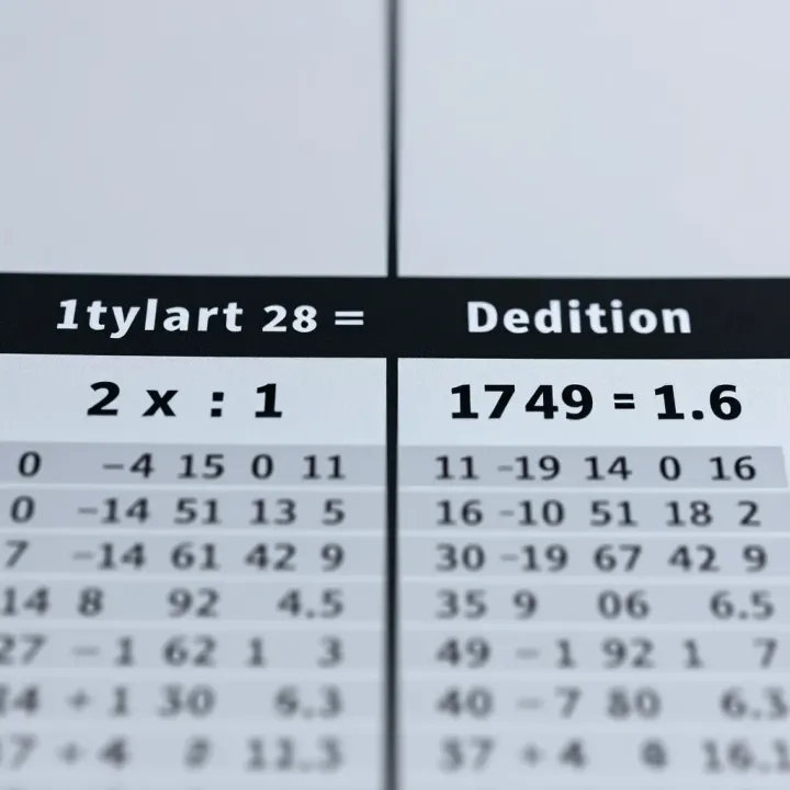 Comparison chart showing binary addition alongside decimal addition to highlight differences