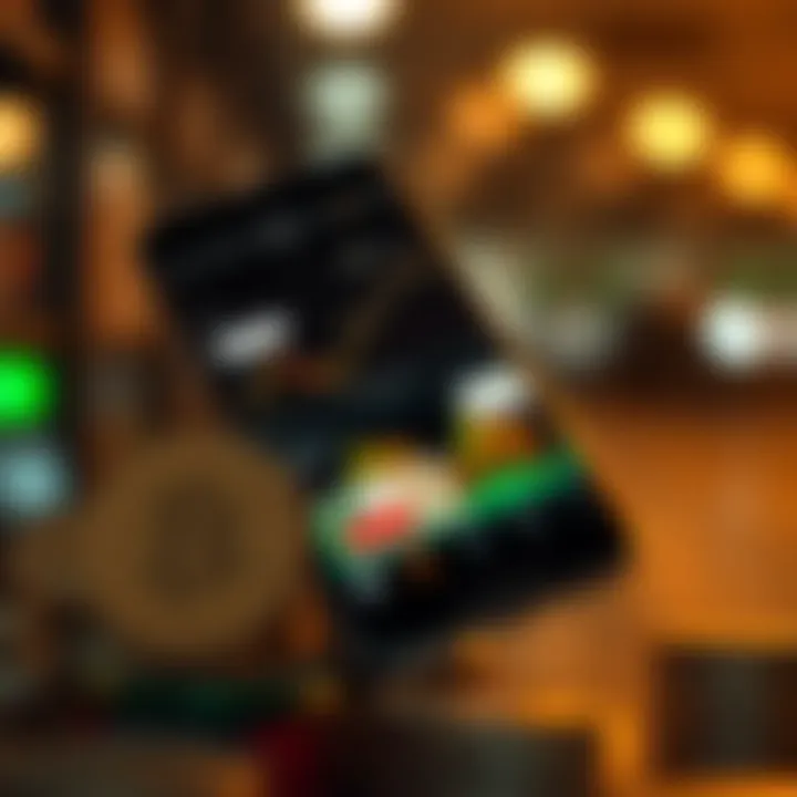 Illustration of a smartphone showcasing diverse financial graphs and local currencies suitable for Nigerian market trading