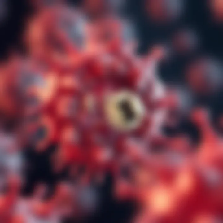 Diagram illustrating bacterial cell dividing into two identical daughter cells through binary fission