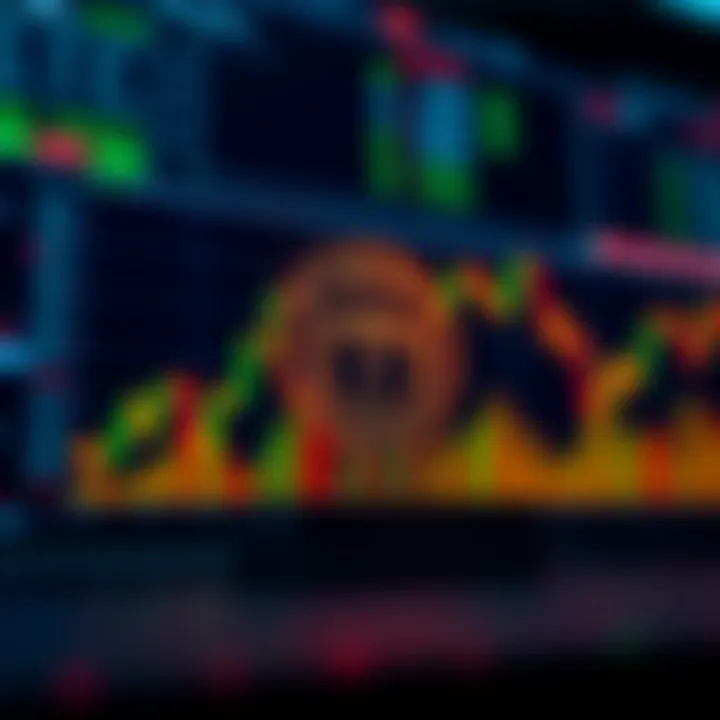 Graphic depicting digital charts and secure trading framework representing regulatory compliance