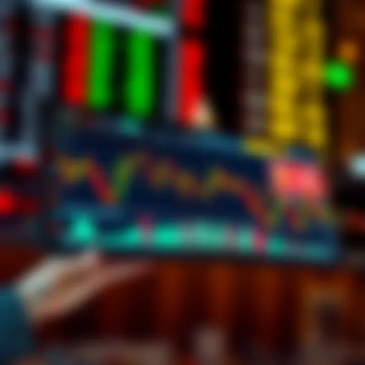 Chart displaying risk management strategies for small capital forex trading