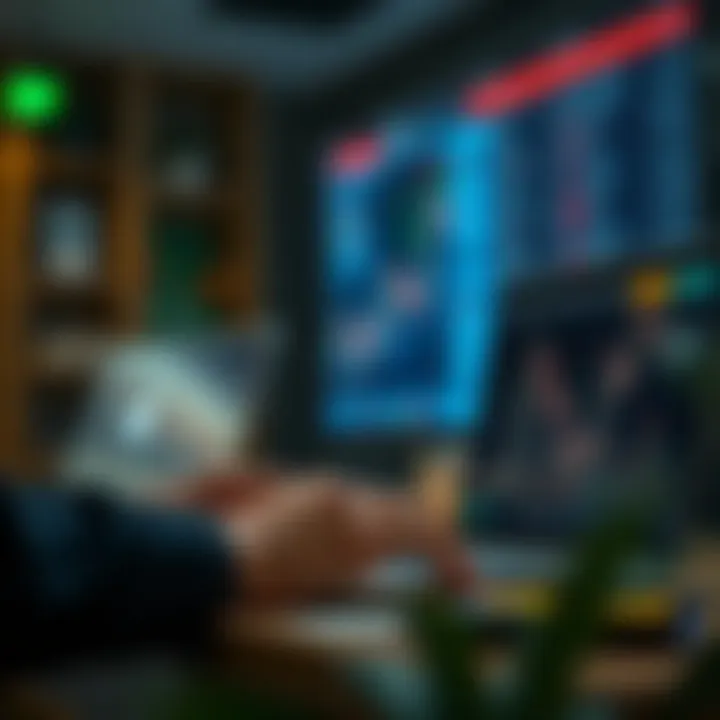 Conceptual illustration of secure online transactions and diverse payment methods for binary options trading