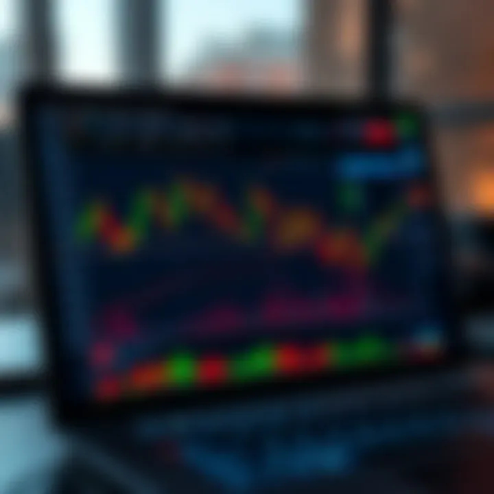 Secure online forex trading platform interface with charts and data