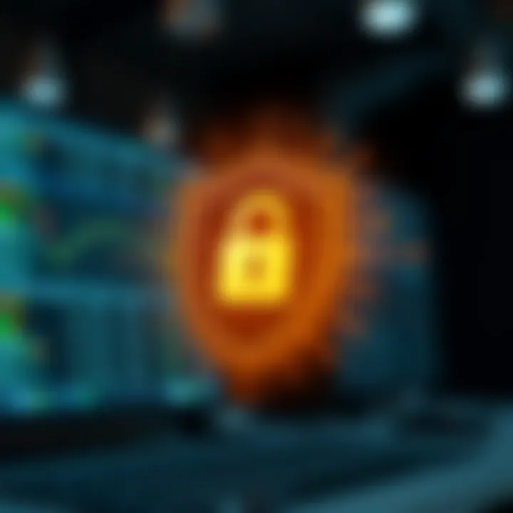 Security and Compliance Features of Nigerian Trading Applications Secure digital shield icon representing data protection and regulatory compliance in Nigerian trading platforms