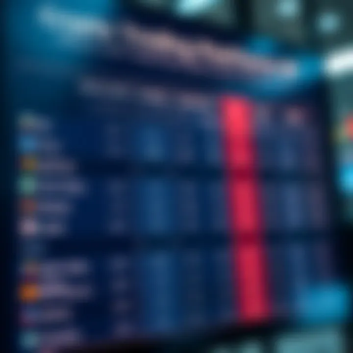 Comparison chart displaying fees and user experience of popular Nigerian crypto trading platforms