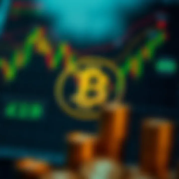 Graphic depicting different trading charts and Nigerian currency symbols highlighting market trends and trading strategies