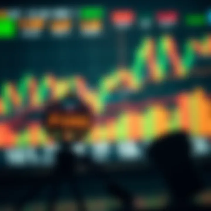Halal Forex Trading Insights for Nigerian Muslims Trading charts with Islamic symbols representing halal trading practices