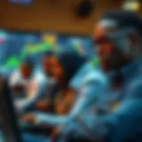 Visual representation of key players and strategies in forex trading for Nigerian market