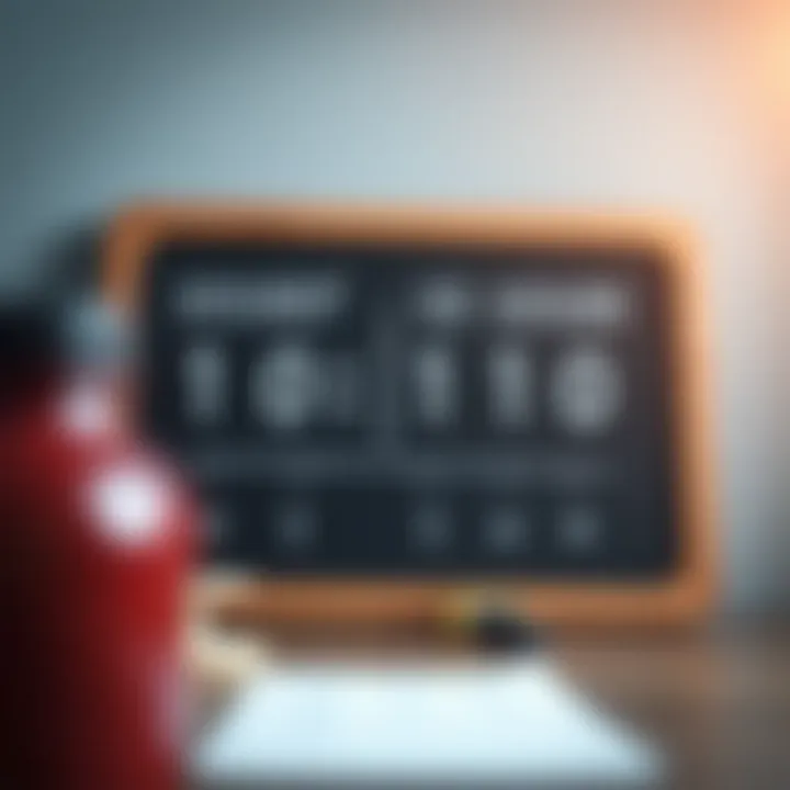 Diagram illustrating division of binary numbers on a blackboard with binary digits