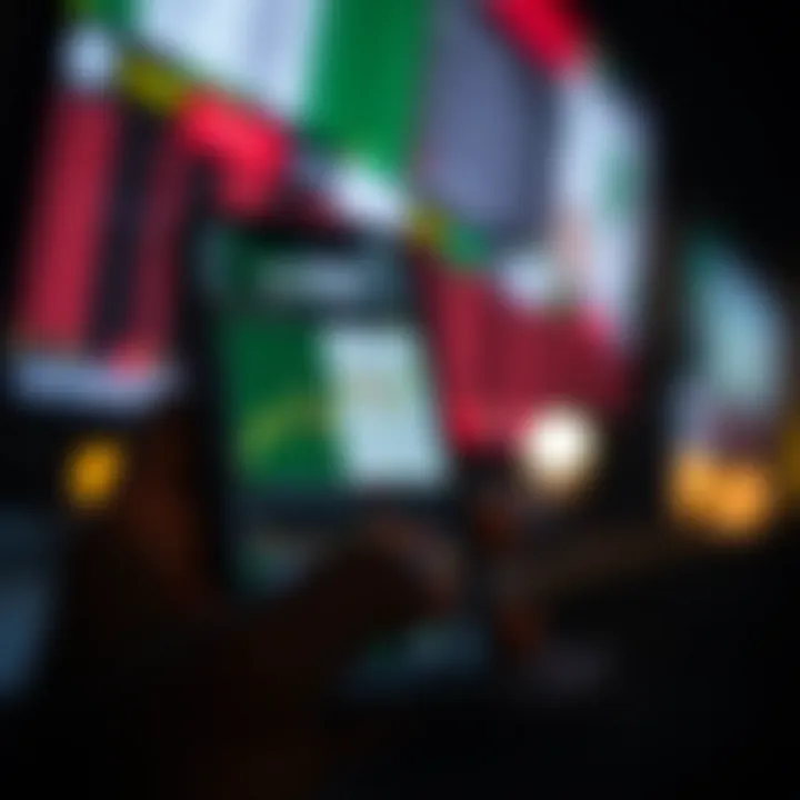 Secure smartphone screen showing cryptocurrency trading platform with Nigerian flag colors