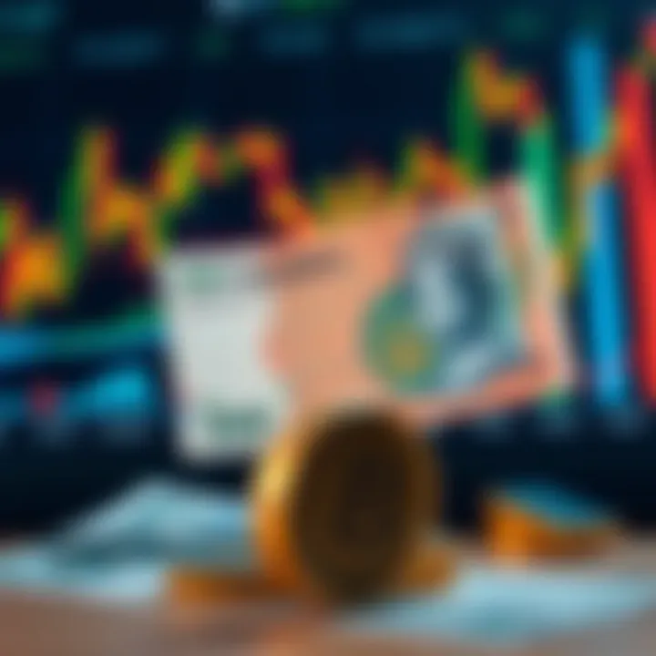 Illustration of Nigerian currency alongside forex trading graphs and strategy icons