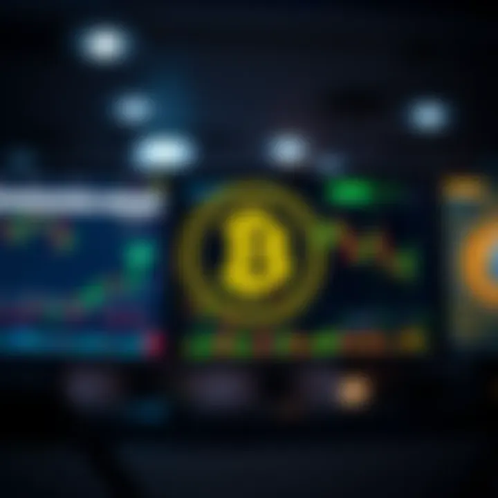 Visual representation of popular crypto trading platforms accessible to Nigerian investors, emphasizing user interface and security features