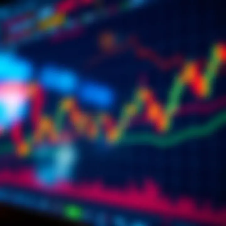 Illustration showing a dynamic cryptocurrency trading chart with fluctuating naira exchange rates reflecting Nigeria's market conditions