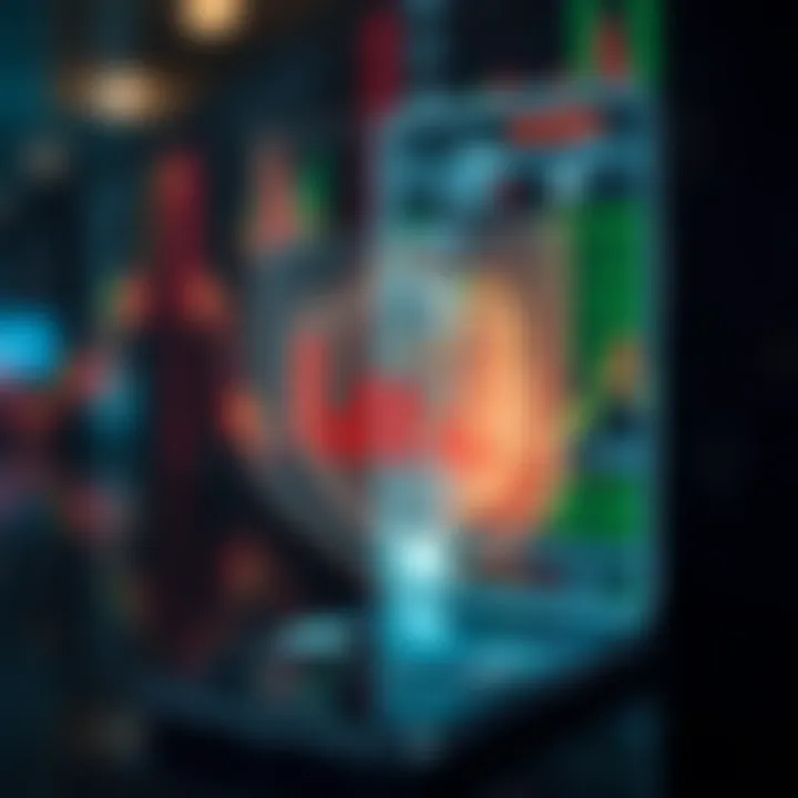 Secure digital shield overlay on smartphone showing forex trading icons