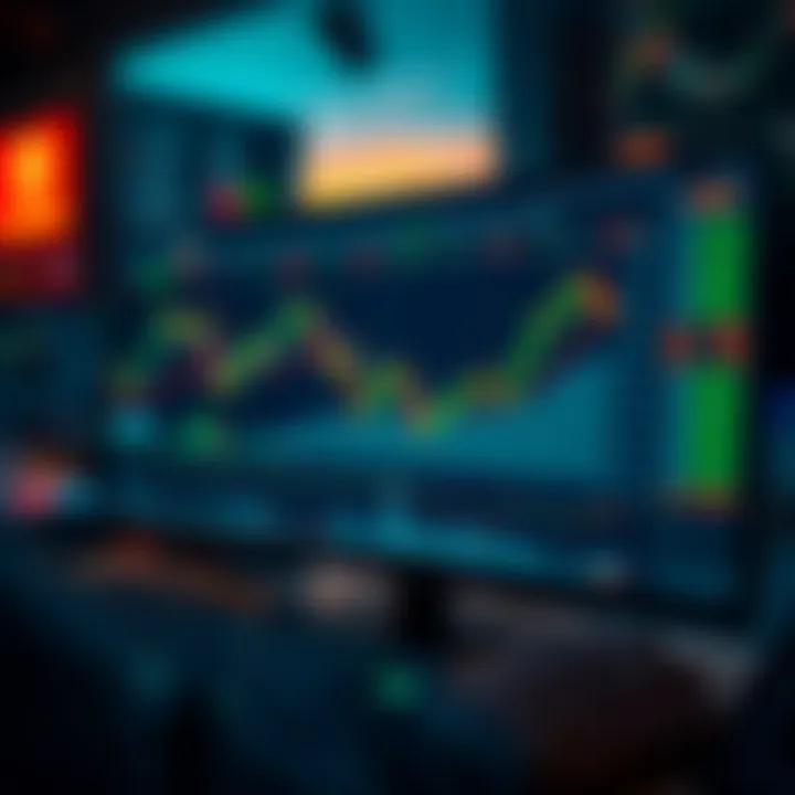 Digital interface showing risk management tools and analytics for crypto trading