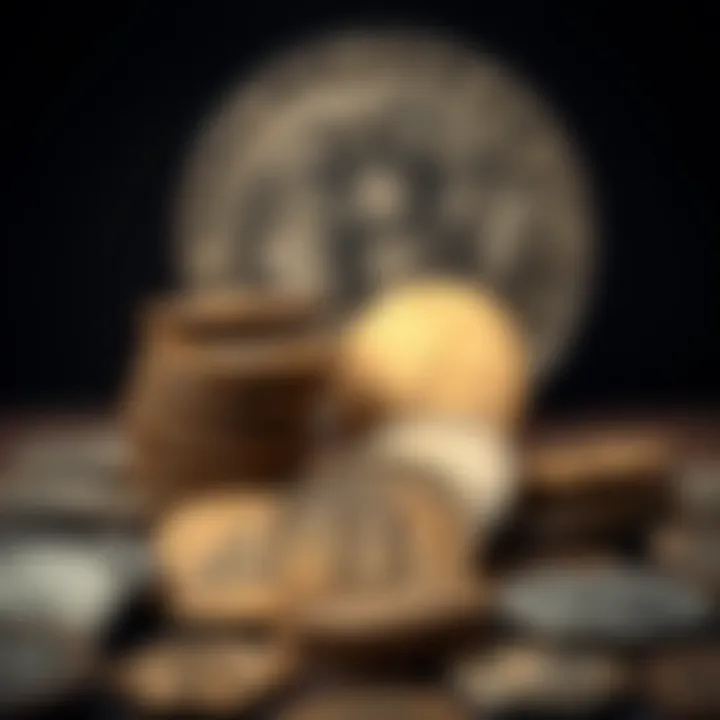 Ancient coins and early currency used in global trade