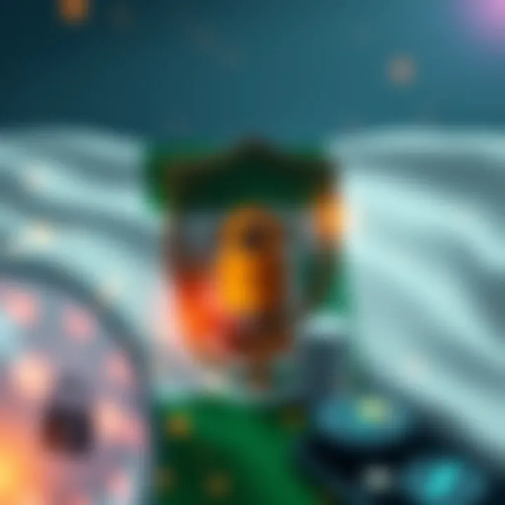 Secure shield icon over Nigerian flag with digital trading symbols representing app security