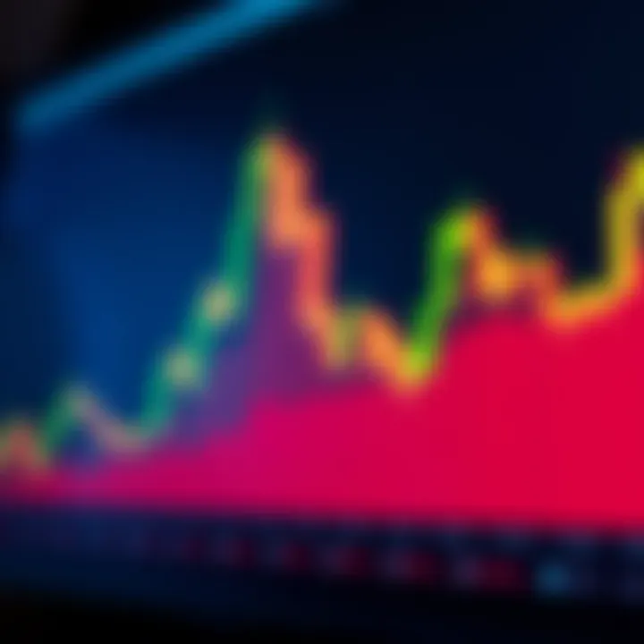 Illustration of bearish reversal candlestick patterns such as the evening star and shooting star signaling a market downturn