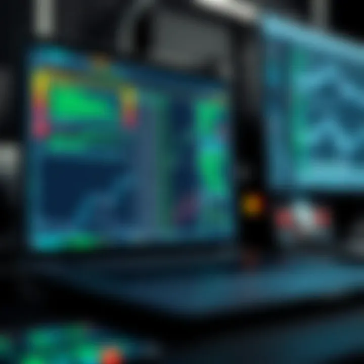 Visualization of various tools and techniques used in binary data examination and cybersecurity applications