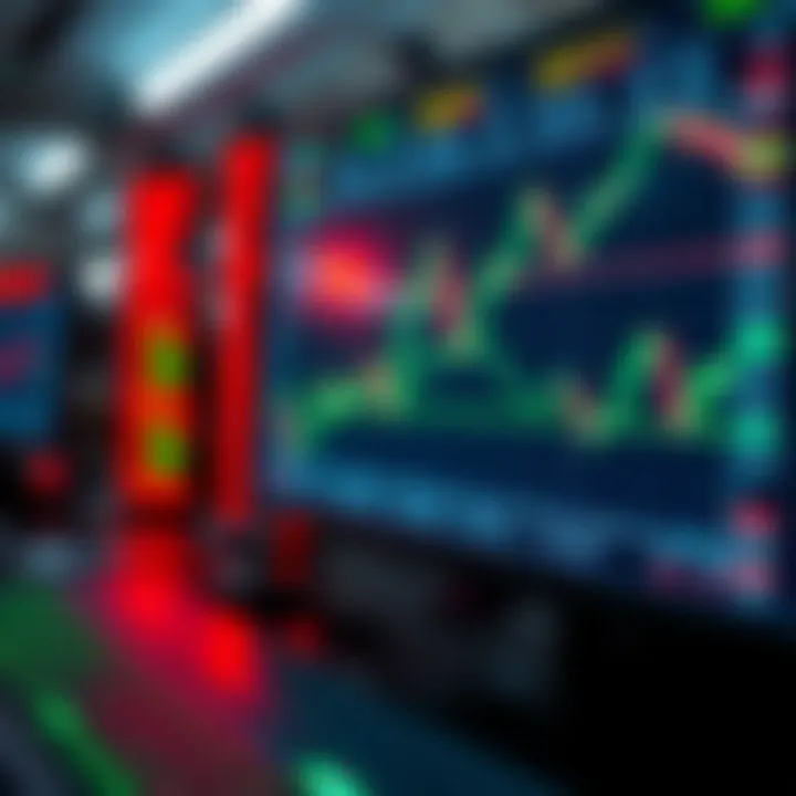 Illustration of automated trading software executing binary options transactions on a digital interface