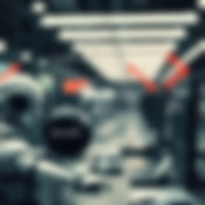 Diagram illustrating the automation of binary options trading through specialized software tools