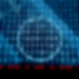 Diagram illustrating binary number system with 0s and 1s arranged in place value positions