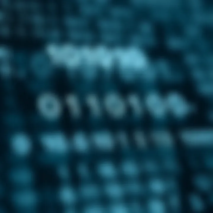 Diagram illustrating the binary number system with zeros and ones representing data values