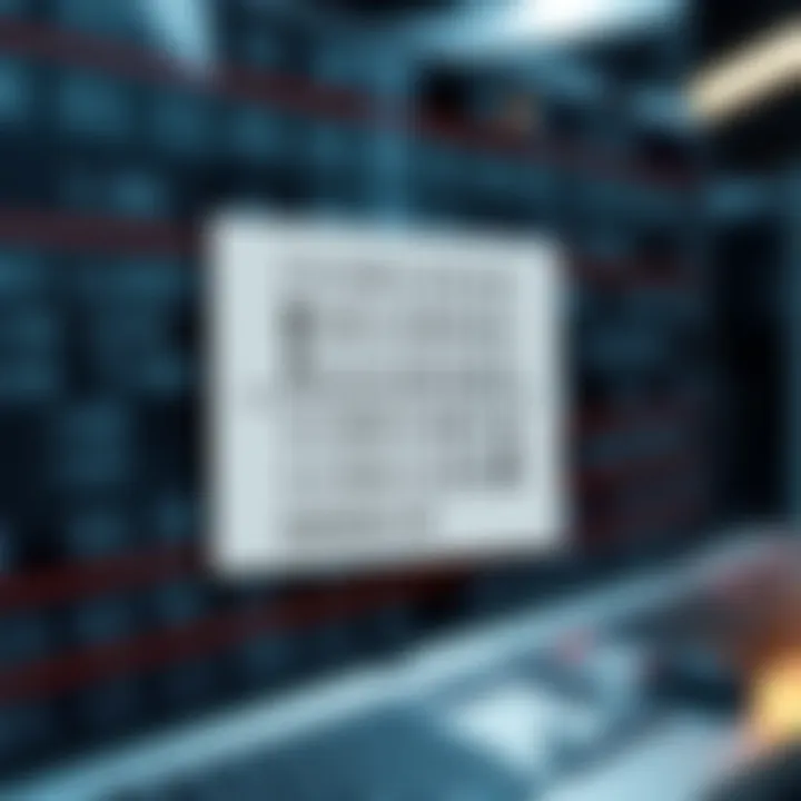 Diagram illustrating the division of one binary number by another with visual representation of quotient and remainder