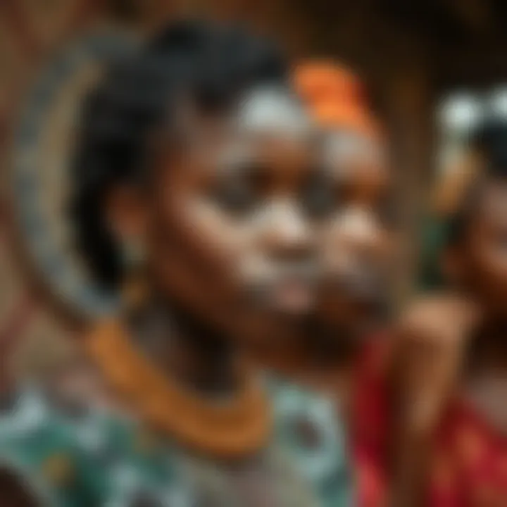 Cultural elements reflecting Nigerian society with inclusive expressions of gender identities beyond the binary