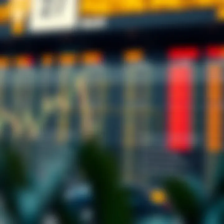 Diagram showing the structure of binary investment options with clear indicators of potential outcomes