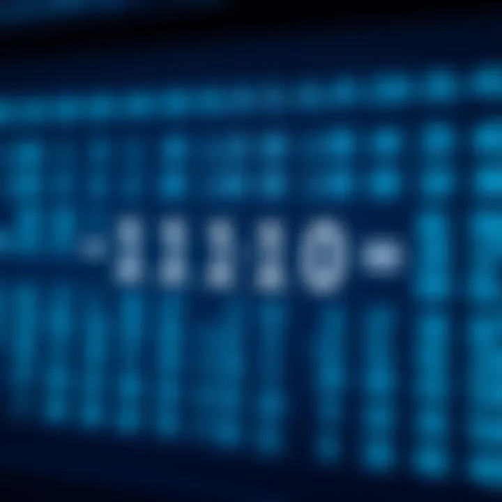Diagram illustrating the subtraction of two binary numbers with borrowing