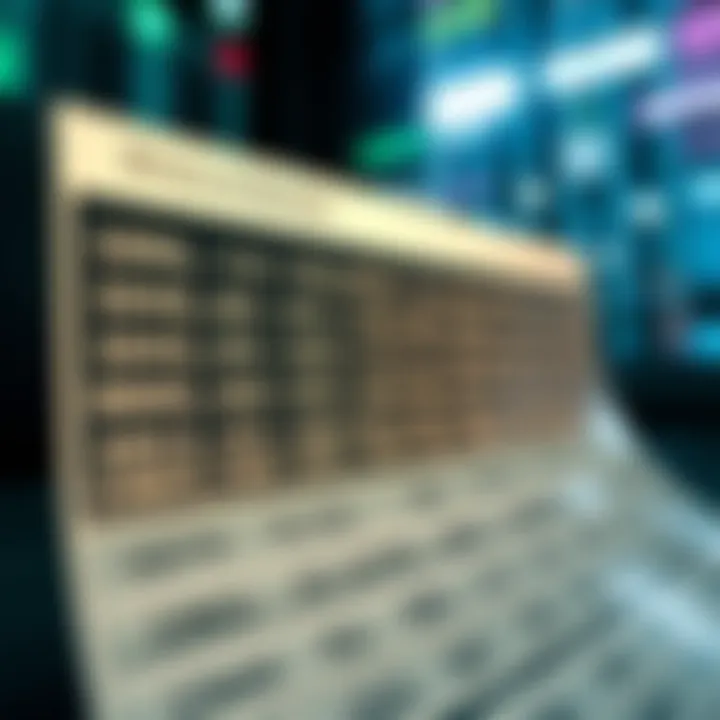 Chart displaying binary digits alongside their decimal equivalents for easy reference