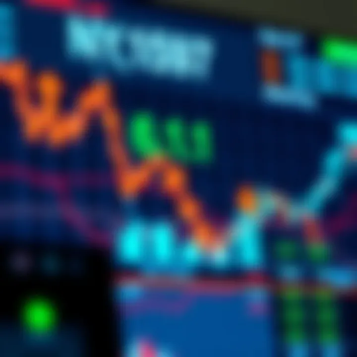 Binary Trading Quotes Displayed with Market Trend Indicators Illustration of binary trading quotes displayed on a digital screen with upward and downward arrows representing market trends