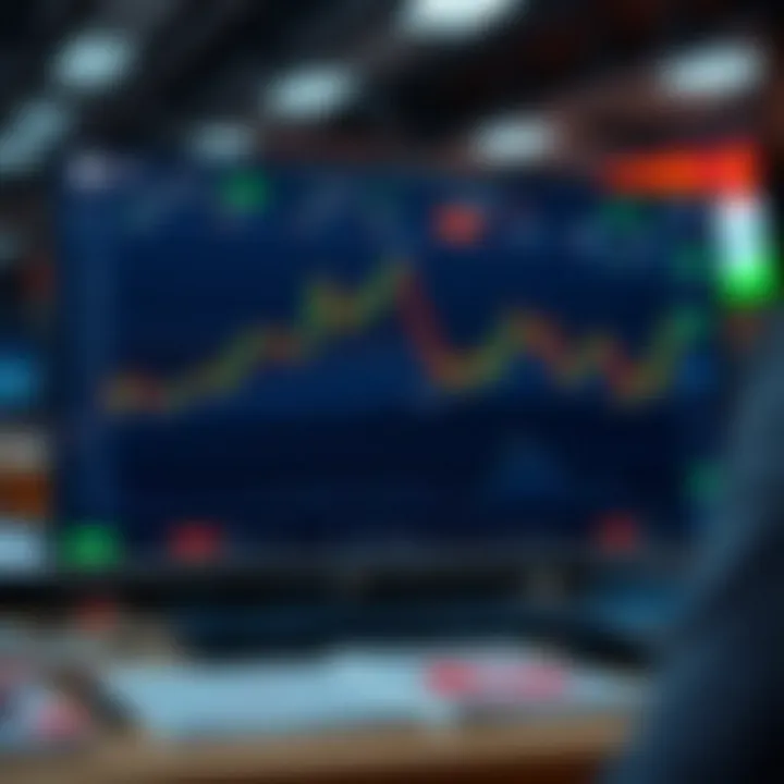 Digital interface showing automated trading activity in the binary options market