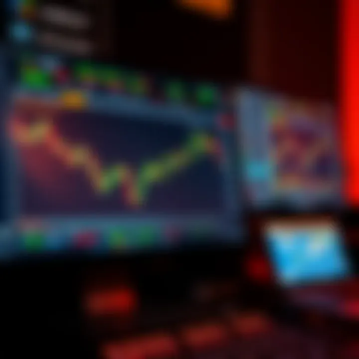 A computer screen displaying a trusted forex trading platform interface with currency pairs and regulatory information