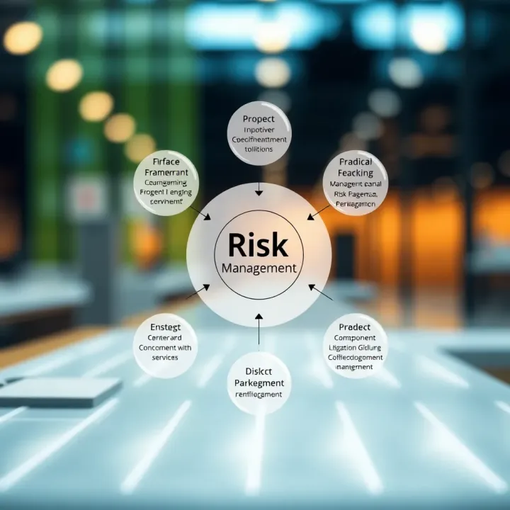 Diagram illustrating the components of a risk management framework tailored for Nigerian business environments