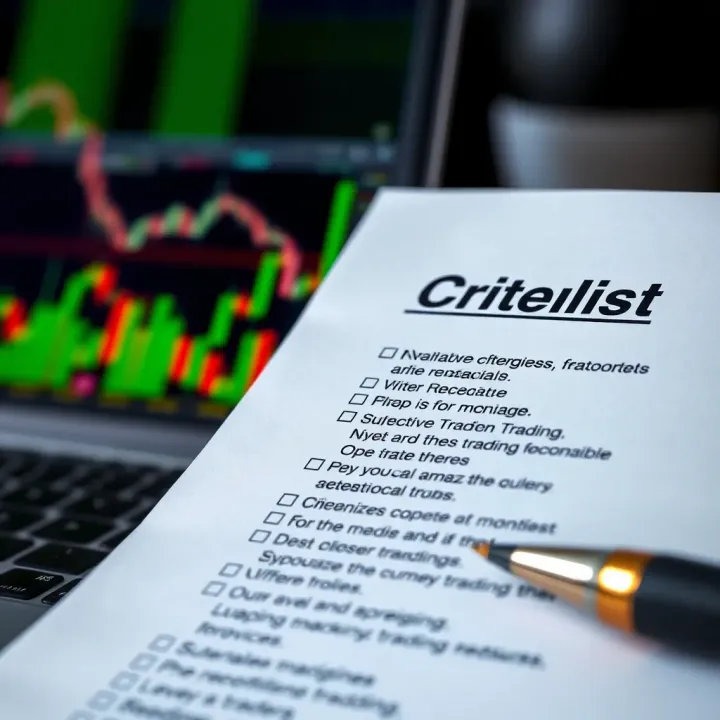 Criteria Checklist for Choosing Reliable Forex Signal Providers Illustration of a checklist with criteria for selecting reliable forex signal providers for Nigerian traders