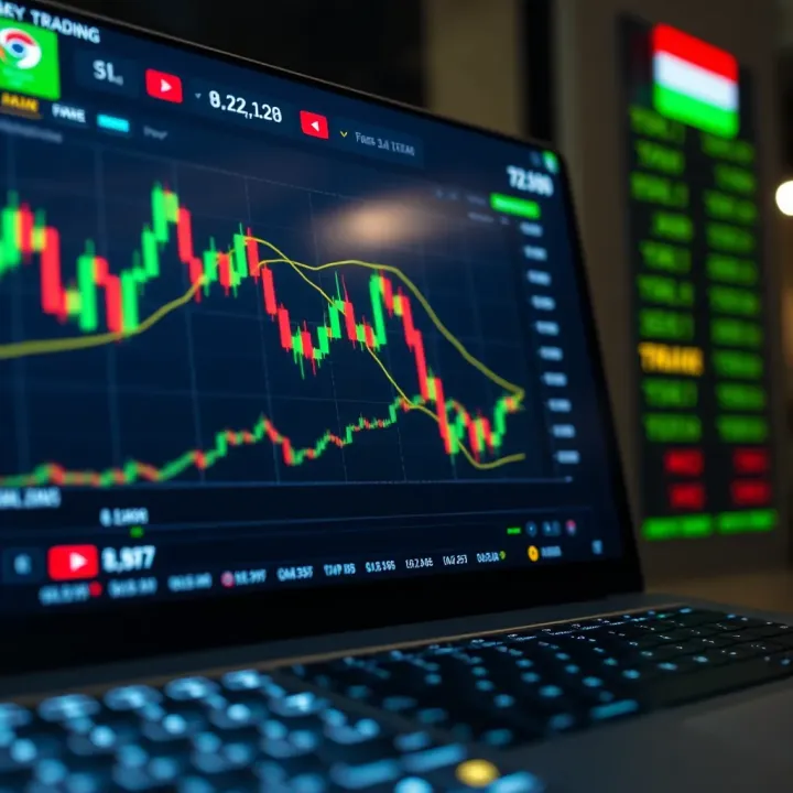 User-friendly forex trading platform dashboard showing currency pairs and market charts