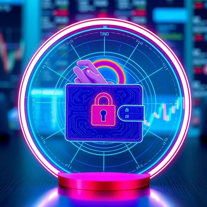 Secure digital wallet icon representing safety features in crypto trading for Nigerian investors