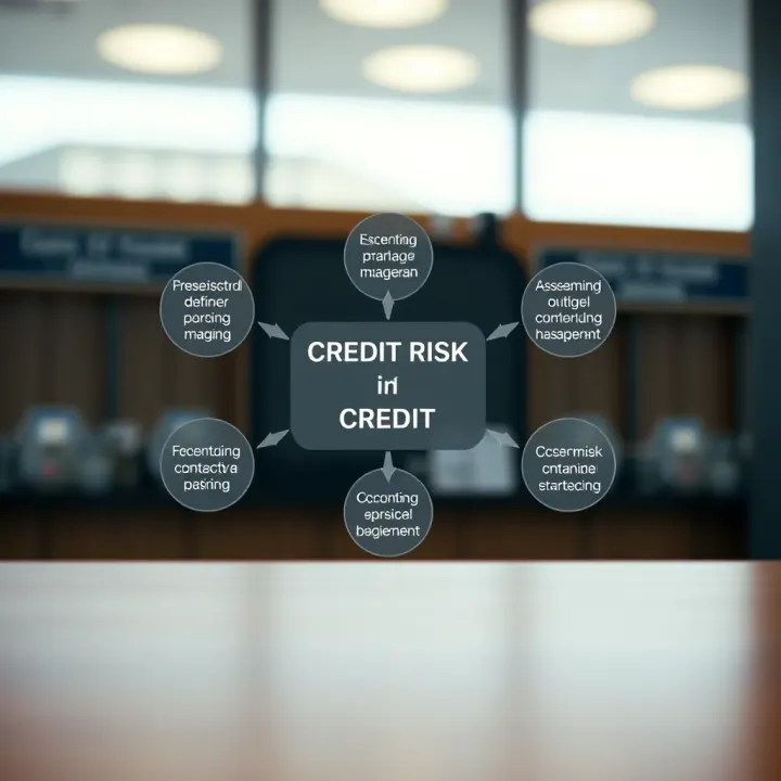 Diagram showing various strategies for assessing and controlling credit risk in Nigerian banks