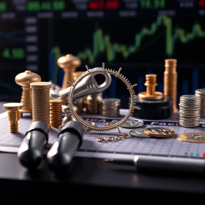 Visual representation of risk management tools and trading plan elements