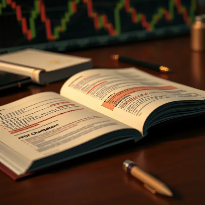 Effective Use of PDF Guides for Forex Trading in Nigeria Open PDF forex guide with highlighted sections on trading strategies for Nigerian market