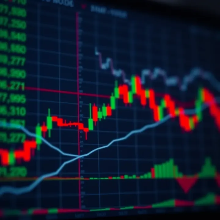Candlestick chart showing a Morning Star pattern indicating a potential bullish reversal
