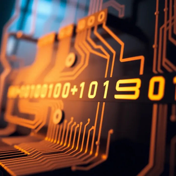 Logic Behind Binary Addition in Digital Systems Illustration demonstrating the logic of binary addition in digital circuits