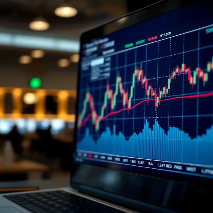 Graph showing trends and analysis in forex trading for Nigerian market